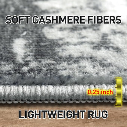 10x14 Area Rugs Washable Rug: Modern Abstract Living Room Rug Soft Anti-Skid - Image 7