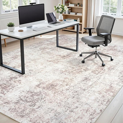 Area Rugs 9x12 Living Room: Large Soft Washable Rug Modern Abstract Anti-Skid - Image 6