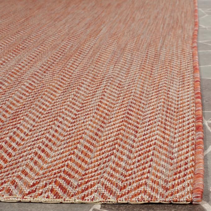 SAFAVIEH Outdoor Area Rug 6'7"x9'6" - Image 5