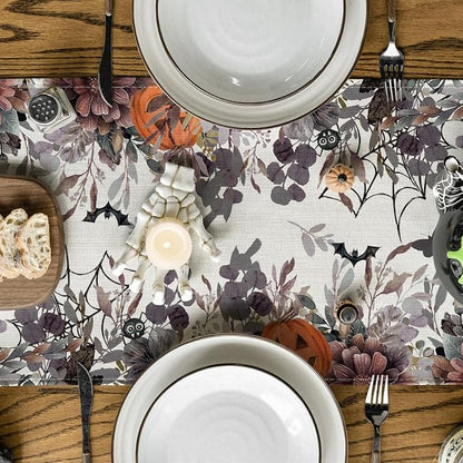 Artoid Mode 210 GSM Halloween Table Runner 13x108 Inch Home Party Decor | - Image 3