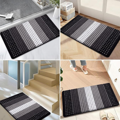 Kitinjoy Indoor Outdoor Door Mat, 47x20 Non-Slip Absorbent Dirt Trapper - Image 6