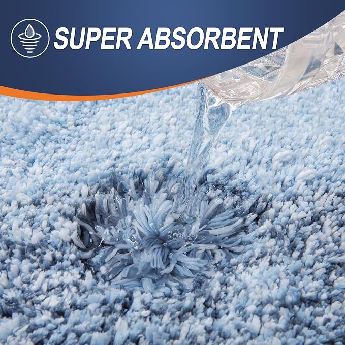 OLANLY Large Bathroom Rugs Mat 54x24, Extra Soft Absorbent Microfiber Bath Rugs - Image 3
