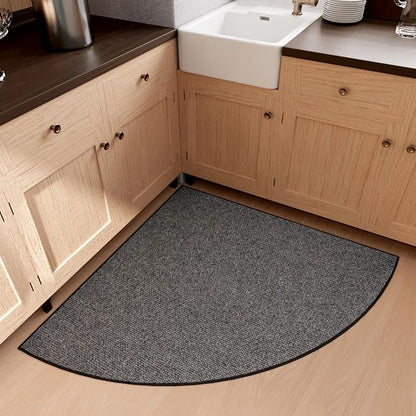 SUMLANS Fan Shaped Kitchen Mat 1 PCS, Cushioned Non Slip Rugs by SUMLANS