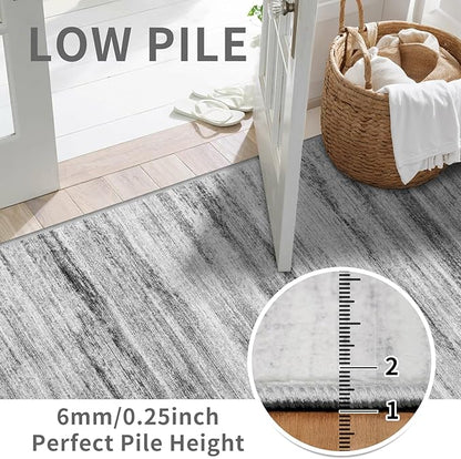 5x7 Area Rug for Living Room: Non-Slip Washable Rugs for Dining Room Bedroom - Image 2
