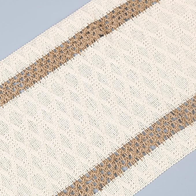 Boho Table Runner for Home Decor 144 Inches Long Farmhouse Macrame Table Runner - Image 6