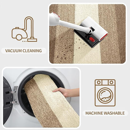Kitinjoy Indoor Outdoor Door Mat, 44x24 Non-Slip Absorbent Dirt Trapper - Image 5