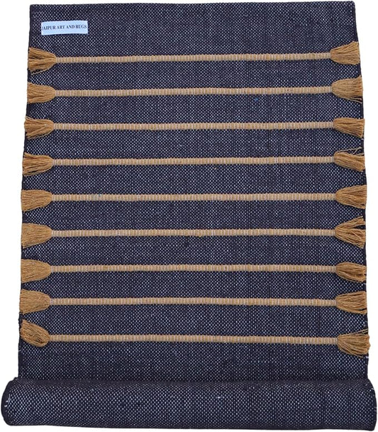Jaipur art & Rugs Cotton Yoga Mat by JAIPURARTANDRUGS