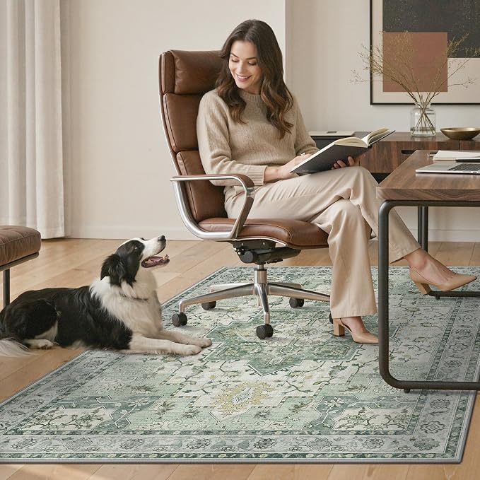 48"x72" Office Chair Mat for Hardwood Tile Floor, Under Desk Carpet Protector - Image 7