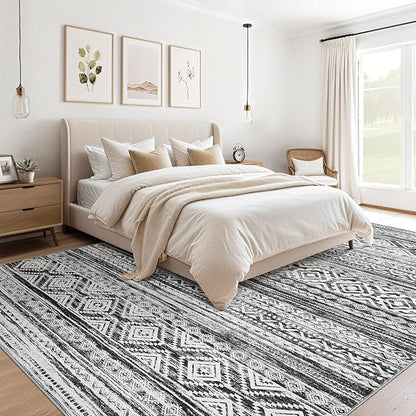 cotiled 6x9 Area Rugs Living Room Rug: Washable Boho Rugs - Image 4