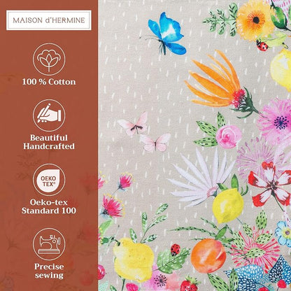 Maison d' Hermine Placemats Set of 4 Reusable 100% Cotton | Cloth Place Mats - Image 2