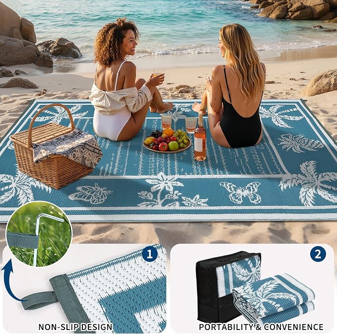 Garvee Outdoor Rug 5x8 Waterproof - Image 5