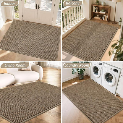BEQHAUSE Dirt Trapper Door Mat 36" x 60", Non-Slip Washable Doormats Entrance - Image 8