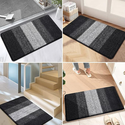 Kitinjoy Indoor Outdoor Door Mat, 47x17 Non-Slip Absorbent Dirt Trapper - Image 6