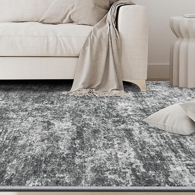 5x7 Area Rugs for Living Room Rug Washable: Abstract Rug for Dining Room - Image 9