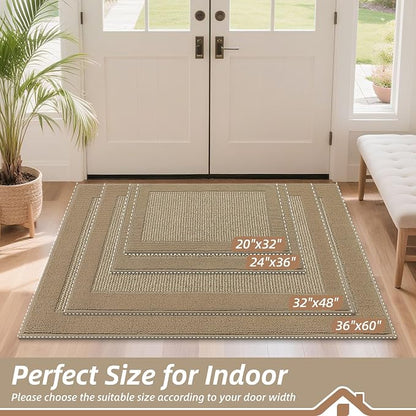 BEQHAUSE Indoor Door Mat 36" x 60", Dirt Trapper Door Mats Non-Slip Entryway - Image 2
