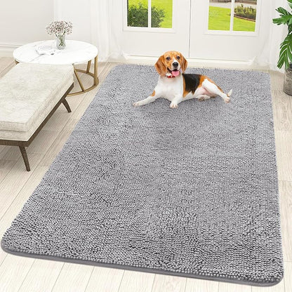 OLANLY Dog Door Mat for Muddy Paws 70x46, Absorbs Moisture and Dirt, Absorbent by OLANLY