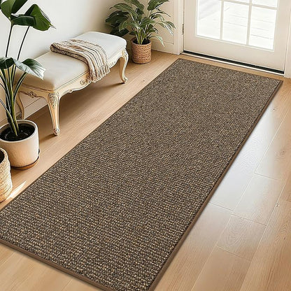 BEQHAUSE Dirt Trapper Door Mat 32" x 72", Non-Slip Washable Doormats Entrance by BEQHAUSE