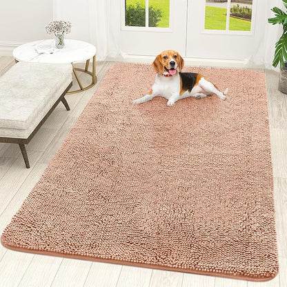 OLANLY Dog Door Mat for Muddy Paws 70x46, Absorbs Moisture and Dirt, Absorbent by OLANLY