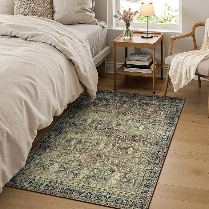 Lofus 4x6 Area Rug for Entryway, Washablee Soft Rugs for Bedroom, Living Room - Image 6