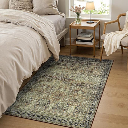 Lofus 4x6 Area Rug for Entryway, Washablee Soft Rugs for Bedroom, Living Room - Image 6