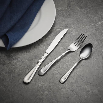 Oneida Satin Sand Dune 45-Piece 18/0 Stainless Steel Silverware Set - Image 7
