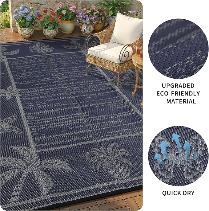 Garvee Outdoor Rug 9x12 Waterproof - Image 6