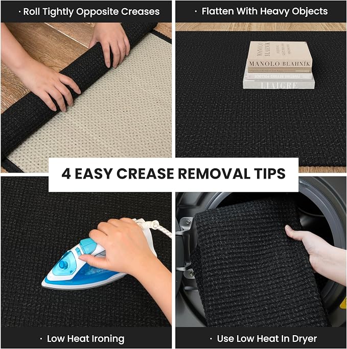 IOHOUZE Washable Runner Rug 2x8 Non Slip Rubber Backed Hallway Runner Entryway - Image 2