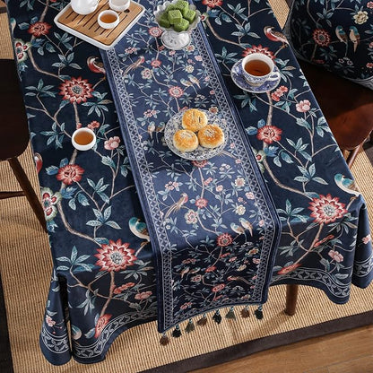 Patdrea Designer Elegant French Velvet Table Runner, Thanksgiving Dining Table - Image 8