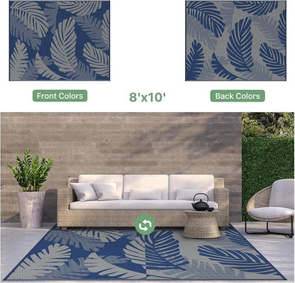 GENIMO Waterproof Outdoor Rug 8' x 10' - Image 7