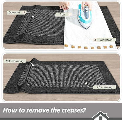 BEQHAUSE Indoor Door Mat 20" x 48", Dirt Trapper Door Mats Non-Slip Entryway - Image 9