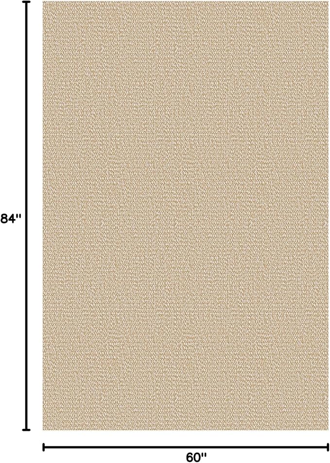 EARTHALL Washable Area Rugs 5x7 Ft Non Slip Living Room Rugs Cotton Dining Room - Image 2