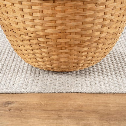 CAMILSON Easy Jute Rug 2x3, Indoor Outdoor Off-White Farmhouse Area Rugs - Image 5
