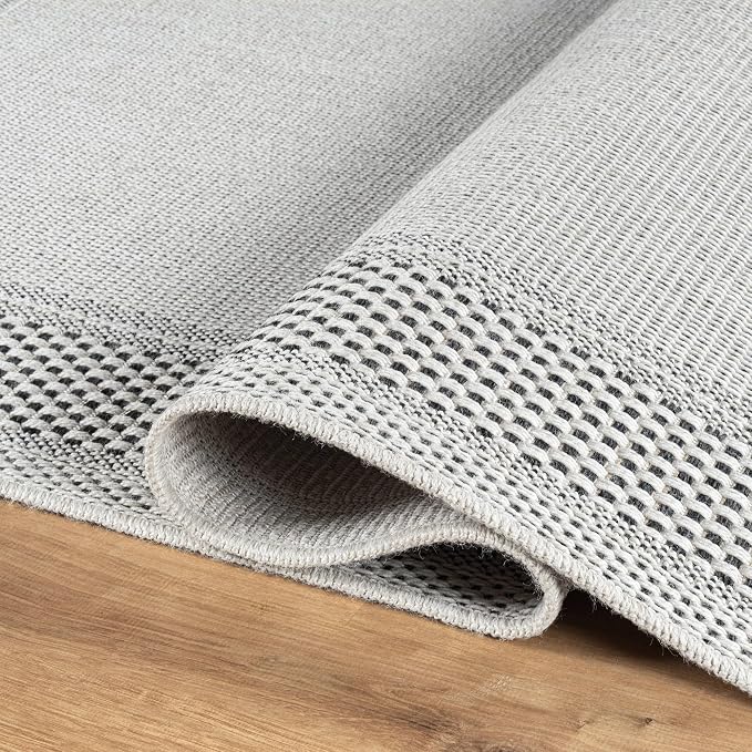 CAMILSON Easy Jute Rug 2x7, Indoor and Outdoor Off-White Runner Rug - Image 5