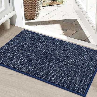 BEQHAUSE Dirt Trapper Door Mat 24" x 36", Non-Slip Washable Doormats Entrance by BEQHAUSE