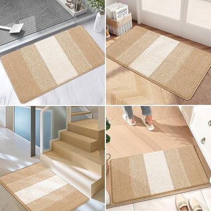 Kitinjoy Indoor Outdoor Door Mat, 30x17 Non-Slip Absorbent Dirt Trapper - Image 6