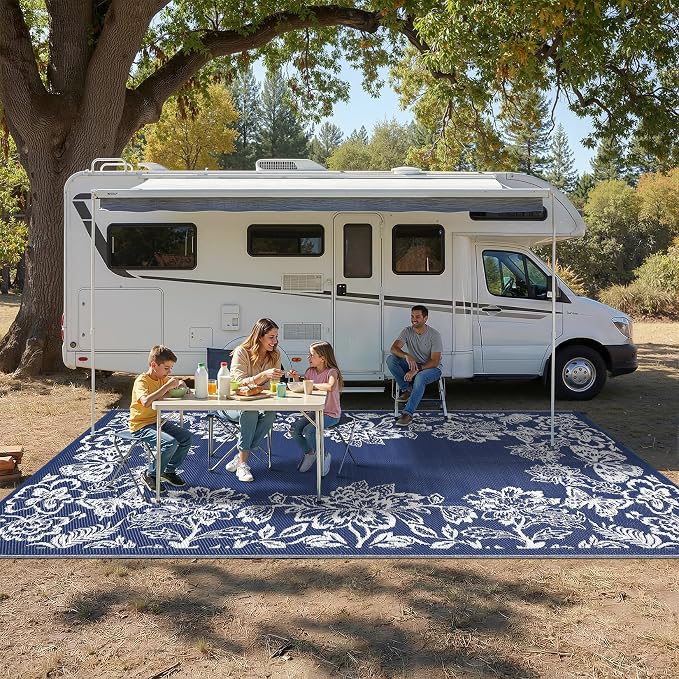 Garvee Outdoor Rugs 9' x 18’ Waterproof Reversible Mats, Large Area Plastic - Image 8