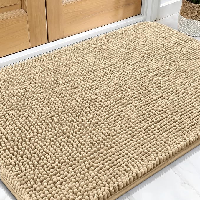 OLANLY Dog Door Mat for Muddy Paws 32x20, Absorbs Moisture and Dirt, Absorbent by OLANLY