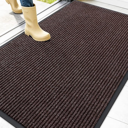 OLANLY Front Door Mat Indoor Outdoor Entrance, Waterproof Heavy Duty Doormat by OLANLY