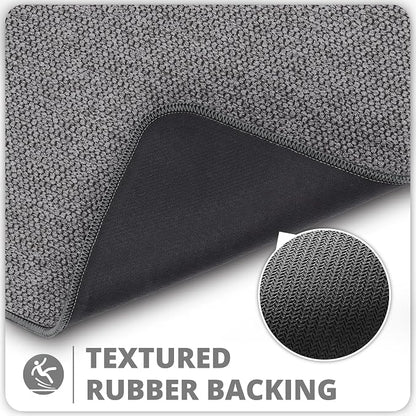 Bath Mat, Ultra Thin Bathroom Rugs, Rubber Bath Mats - Image 4