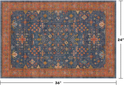 Hazo Haus Washable 2x3 Entry Rug Front Door Indoor, Farmhouse Small Area Rugs - Image 2