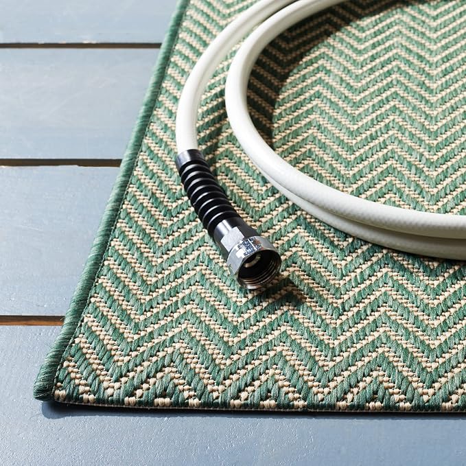 SAFAVIEH Outdoor Area Rug 6'7"x9'6" - Image 6