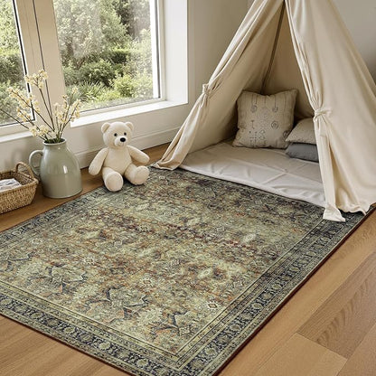 Lofus 3x5 Area Rug for Entryway, Washablee Soft Rugs for Bedroom, Living Room - Image 4
