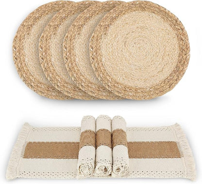 Handmade Boho Placemats Set of 4 by Zology