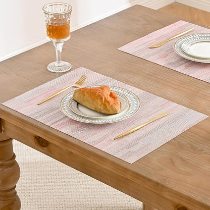 Leetaltree Misty Rose Placemats Set of 8 - Image 9