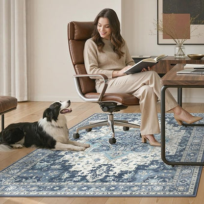 48"x60" Office Chair Mat for Hardwood Tile Floor, Under Desk Carpet Protector - Image 7