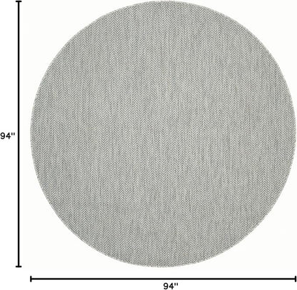 SAFAVIEH Outdoor Round Rug 7'10" - Image 2