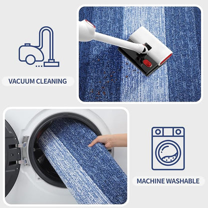 Kitinjoy Indoor Outdoor Door Mat, 40x24 Non-Slip Absorbent Dirt Trapper - Image 5