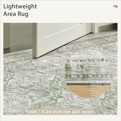 Soalmost 3x5 Rug, Small Area Rug - Image 7