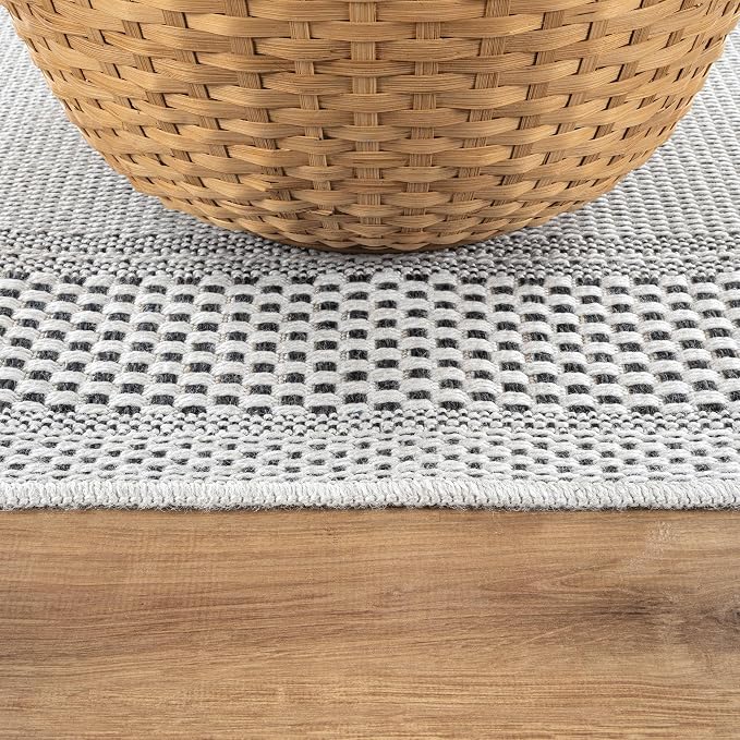 CAMILSON Easy Jute Rug 2x7, Indoor and Outdoor Off-White Runner Rug - Image 6
