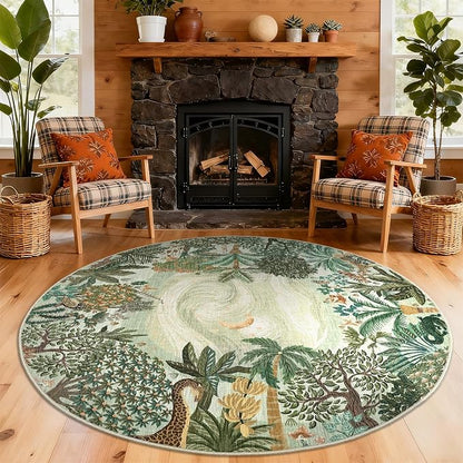 GarveeHome Round Area Rugs 6ft for Bedroom - Image 7